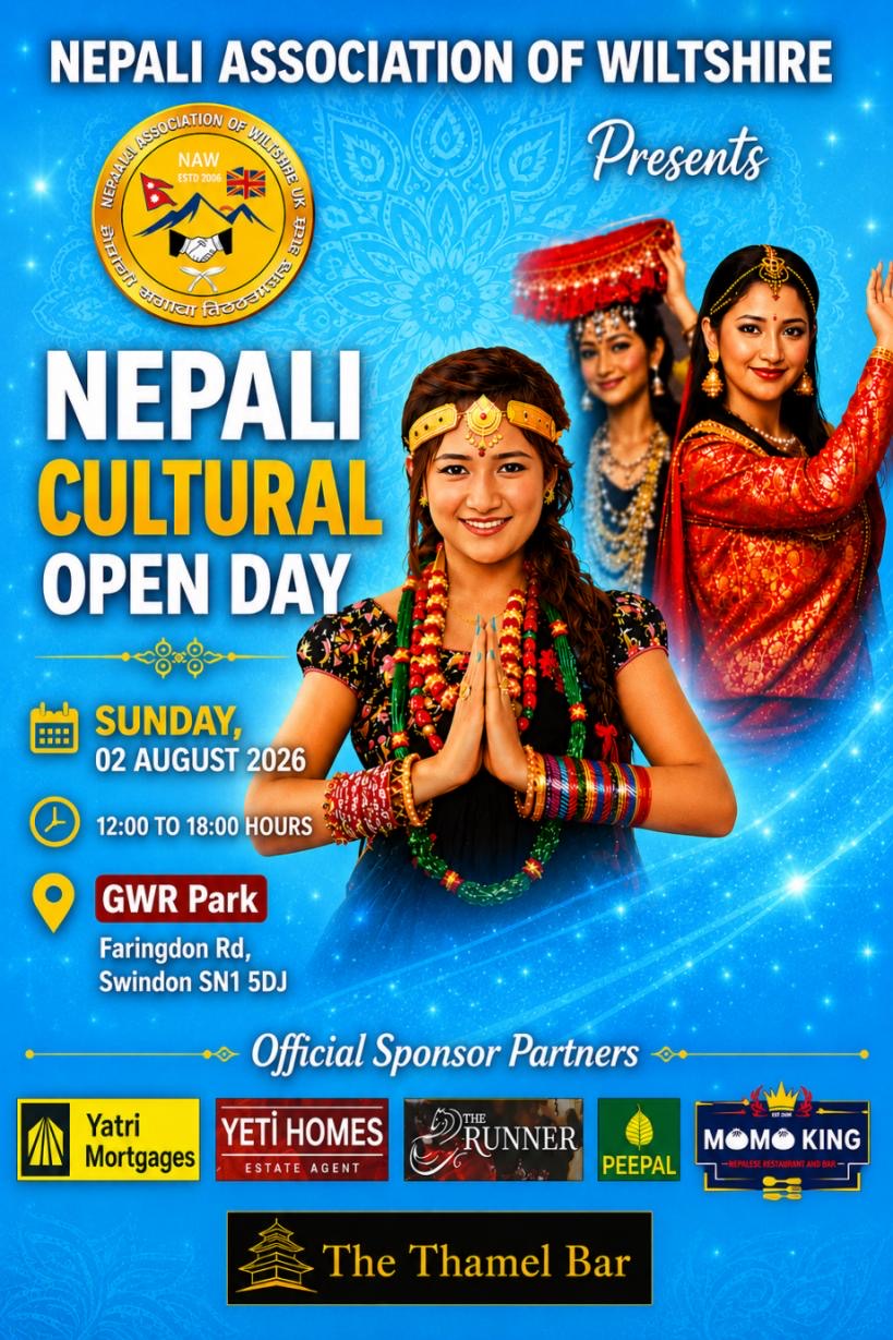 Nepali Cultural Open Day 2026 - Swindon