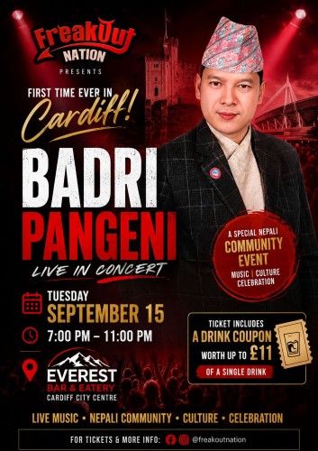 Badri Pangeni Live in Cardiff